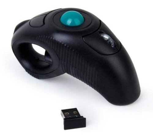 Inalámbrico Trackball Mouse Dedo Usb Portátil Ratones Para T