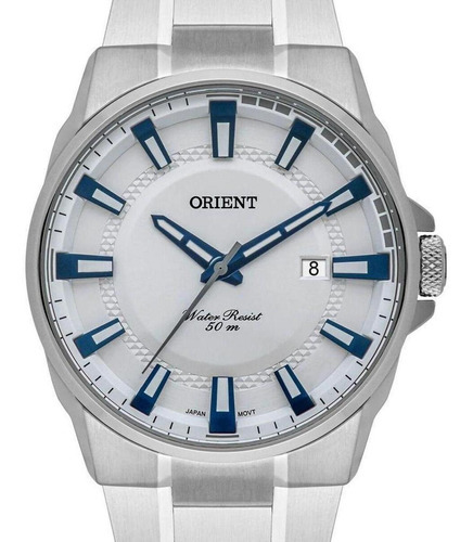 Relógio Orient Masculino Prata Mbss1369 S1sx