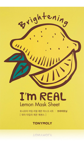 Tonymoly I'm Real Lemon Mask Hoja, 10 Unidades