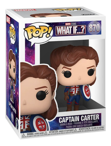 Figura Funko Pop Capitana Carter 870 - Marvel What If?