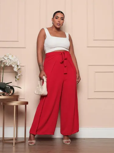 Calça envelope hot sale vermelha