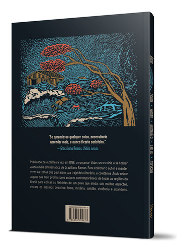 Livro Árido histórias de outras vidas secas de editorial Rocco capa mole em português
