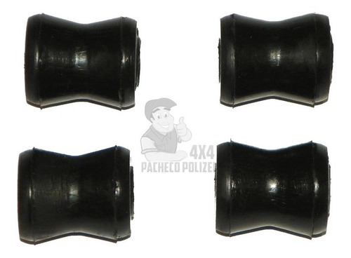 Imagem 2 de 3 de Bucha Amortecedor Diant + Tras D21 Pathfinder Até 95 Kit