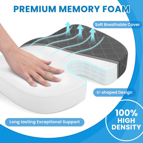 Cojín De Asiento Cojín De Espuma Viscoelástica Para Silla