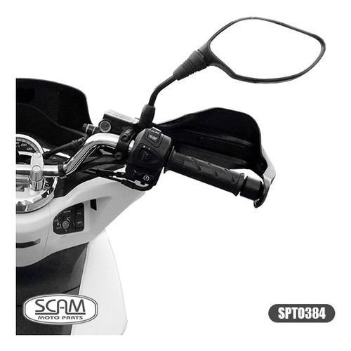 Protetor Mão Scam Honda Pcx 150 2013 Em Diante Spto 384