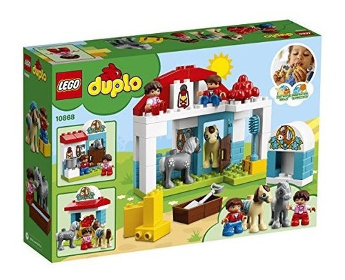 Lego Duplo Town Farm Pony Establo Bloques De Construcc
