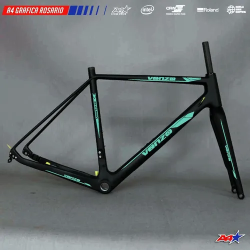 Calcos Para Cuadros Bicicleta Venzo. 1 Color A Elecci n
