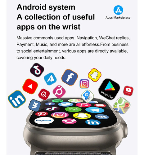 Smartwatch Reloj Inteligente Dt Ultra 2 Wifi Android Amoled