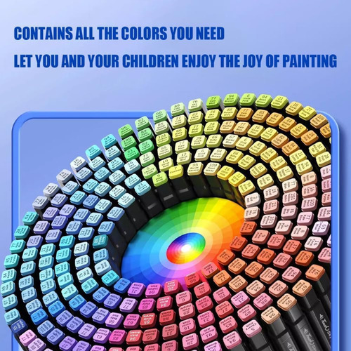 Conjunto De 36 Conjuntos De Marcadores De Arte Quick Dry Ske