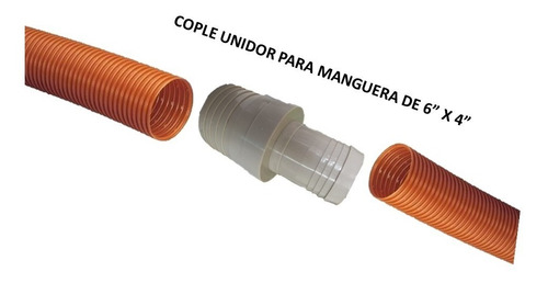 Reduccion De 6 Pulgadas X 4 Para Manguera - Insercion 6x4