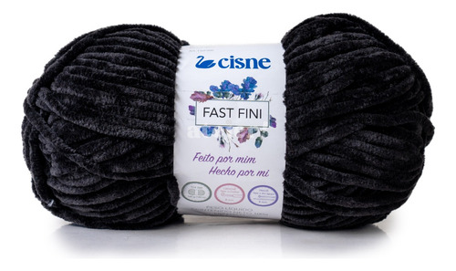 Lana Chenille Cisne Fast Fini X Ovillo De 100 Gramos