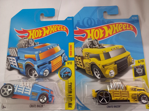 Pack 2 Crate Racer - Hot Wheels