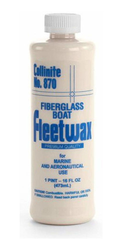 Collinite Fiberglass Boat Fleetwax