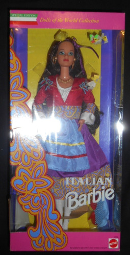 Barbie Italian Italiana 1993 Dotw Dolls Of The World
