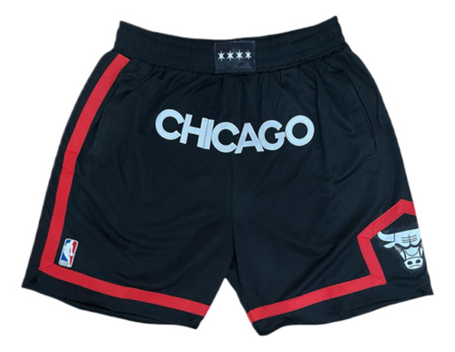 Short Oficial De Entrenamiento Chicago Bulls - Nba Authentic Negro Xxl