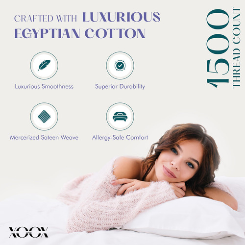 Fundas De Almohada King Size De Lino 100% Algodón Egipcio