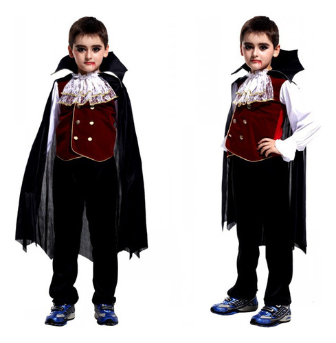 Disfraz De Halloween Estilo Conde Drácula Para Niño