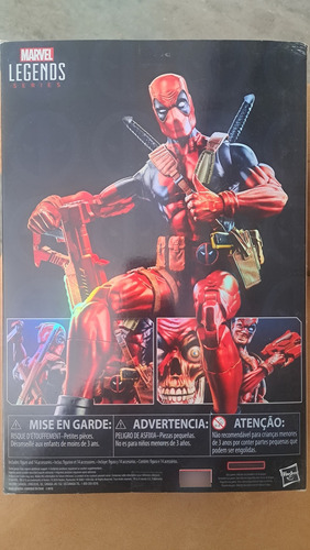 Marvel Legends 12 Pulgadas Deadpool Rojo Reempacado X-men