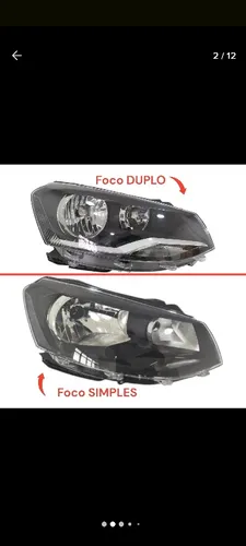 Lente Do Farol Vw Gol Saveiro Voyage Foco Simples G6