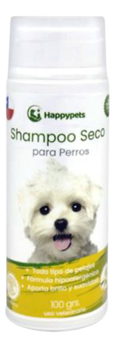 Happypets Perros Shampoo Aseo En Seco 100g