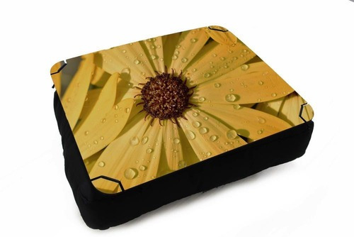 Almofada Bandeja Notebook Laptop Personalizado Flor Amarela