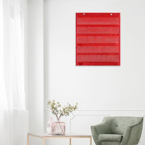 3 Tabla De Bolsillo Magnética De Aprendizaje De Rojo Rojo