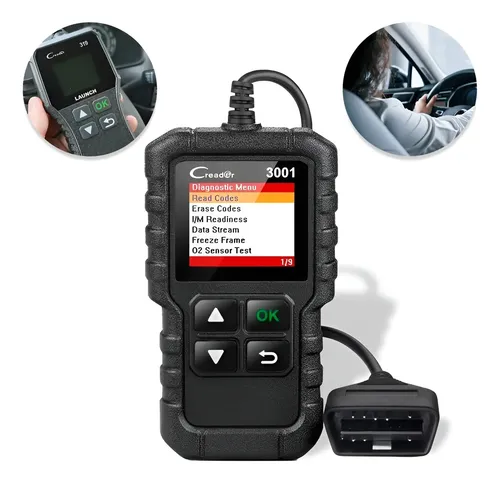 Scanner Automotivo Launch Cr3001 Profissional Obd2 Portugues | Frete grátis