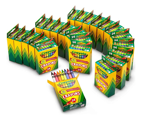 Crayones Crayola - 24 Cajas De 24 Unidades Cada Una