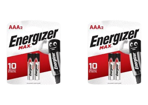 Pilas / Baterías Alcalinas Aaa Energizer. (2 Blister)