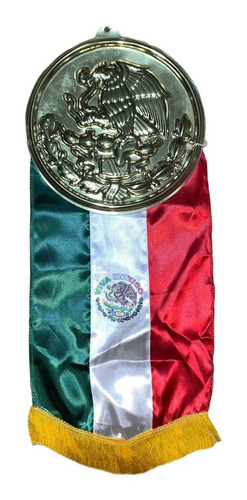 Escudo Mexico Con Bandera Chico Fiesta Mexicana Septiembre