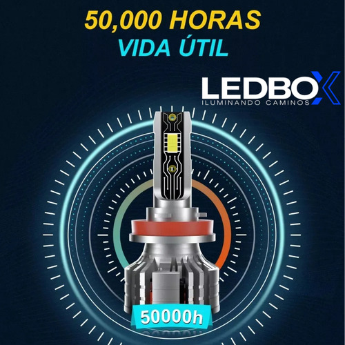 Kit Focos Led Chip Csp Vision 30w 15,000lm 9005,9006,h7,h11 H7 Blanco Frío