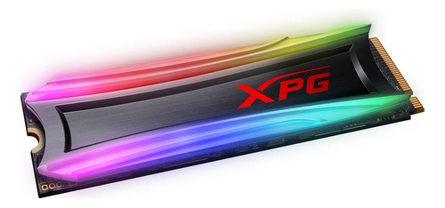 Ssd M.2 1tb Disco Duro Estado Solido Xpg Spectrix 2280 Rgb Disipador Gamer Color Negro