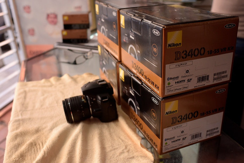 Nikon D3400  C/18-55mm F/3.5-5.6 Af-p Vr ( Envio Gratis )