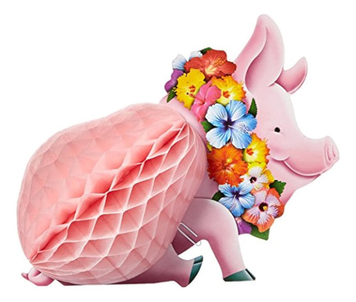 Beistle 55334 Pieza Central De Luau Pig, 12 Pulgadas