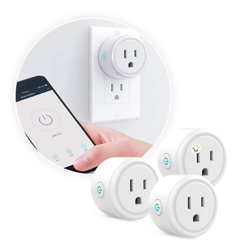 Enchufe Inteligente Wifi X3 Alexa Google Home Plug 22027