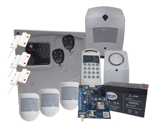 Kit Completo Alarma Domiciliaria - Cem