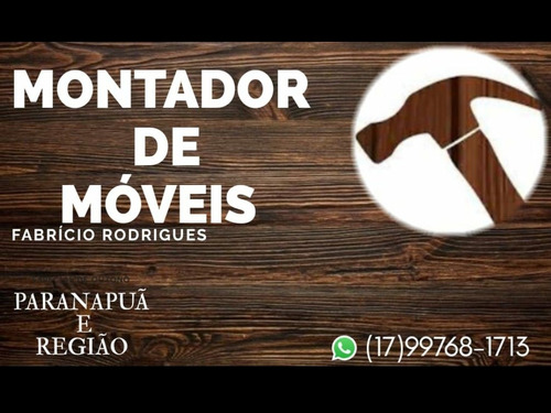 Imagem 1 de 1 de Montador De Moveis Em Geral Paranapua E Regiao 997681713