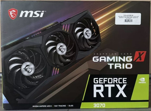 Tarjeta Nvidia Msi Geforce Rtx 3070 Gaming X Trio (Usado)