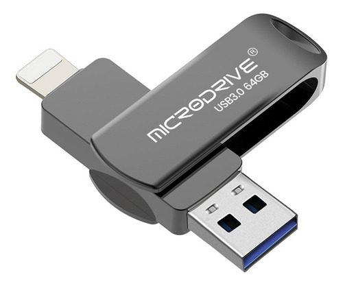 Tarjeta De Memoria Usb Para iPhone De 64 Gb, 2 En 1,pendrive