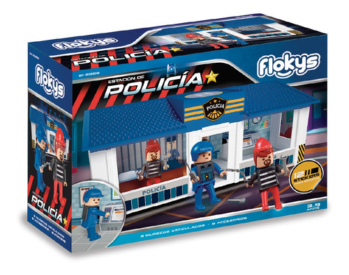 Rasti Set Floky Estaciones De Bomberos + Policías C