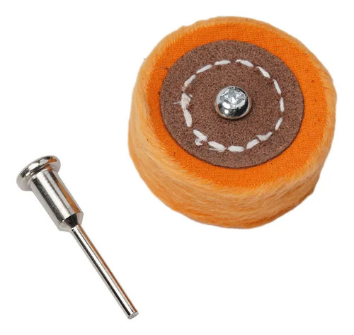 Roda De Pano Flanela 50mm Polimento Haste 3mm Micro Retífica