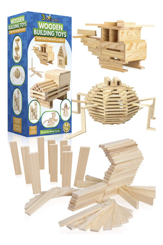 Juguetes De Construccion De Madera 3 Bees Y Me - Juguetes D