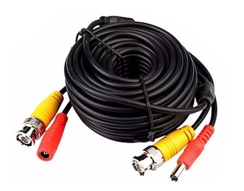 Imagen 2 de 4 de Pack 8 Cables 20mts Cctv Bnc Video + Power Alimentación