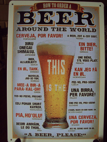 Afiches Metálicos Cervezas