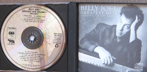 Imagen 2 de 2 de Cd De Billy Joel Grandes Exitos Volumen 1 Y 2