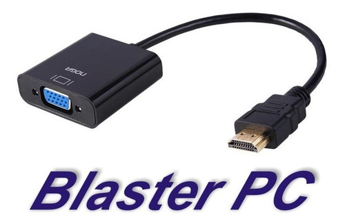Cable Adaptador Hdmi A Vga Con Audio Ps3 Zona Alto Rosario Blaster Pc