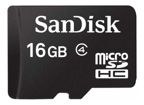 Tarjeta de memoria SanDisk SDSDQM-016G-B35A con adaptador SD 16GB