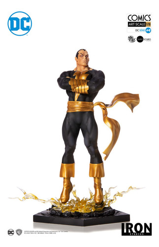 Black Adam 1/10 Iron Studios Adão Negro Dc Comics (Usado)