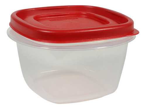 Rubbermaid Hermetico Easy Find Lids 1,6lt Cuadrado