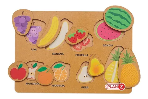 Juego Encastre Madera Didácticos Infantil Niños